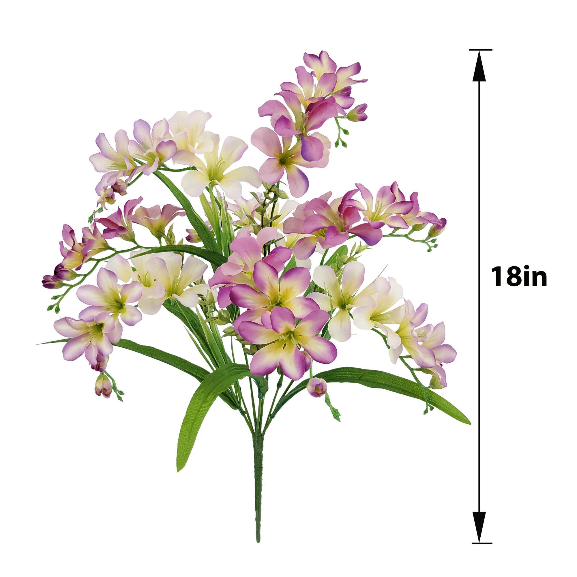 18" Purple Delphinium Bush by Ashland®